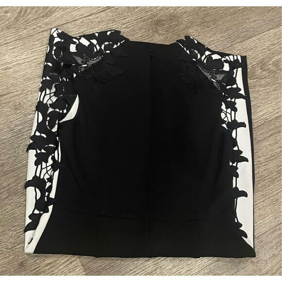 Betsey Johnson Black Lace White Dress 4 - Picture 10 of 10